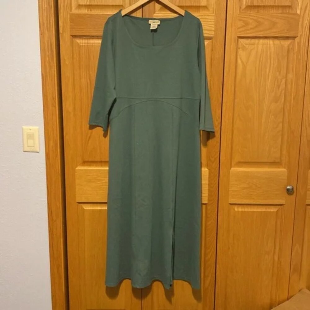 TravelSmith maxi dress green size xl No pockets
